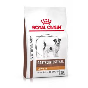 Royal Canin Veterinary Gastrointestinal Low Fat Small Dogs hundfoder. Förpackning: 8 kg