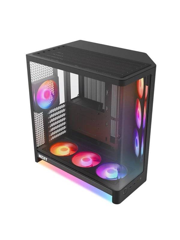 NZXT H6 RGB+ (2026) - All Black - Kabinet - Miditower - Sort