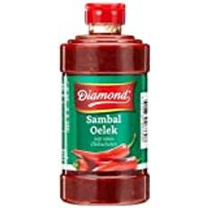 DIAMOND Sambal Oelek, Feurig scharfe Paste aus roten Chilischote, zum Verfeinern von Wok-Gerichten, Reispfannen & Bratnudeln - 6 x 425 g
