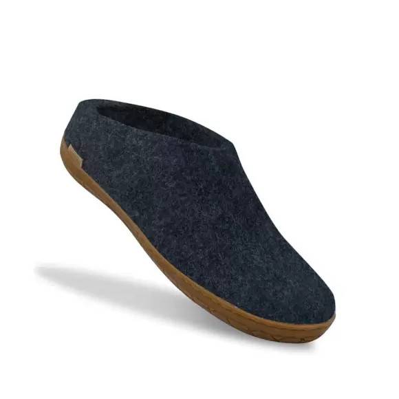 Glerups Tøffel m. gummisål - denim (unisex) 38