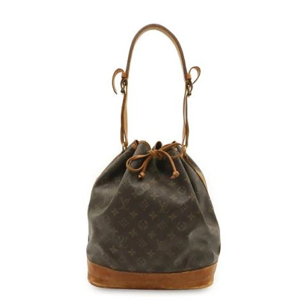 Louis Vuitton Vintage Pre-owned Monogram Noe Skuldertaske - Vintage - Dame - Brun - ONE SIZE - Uld