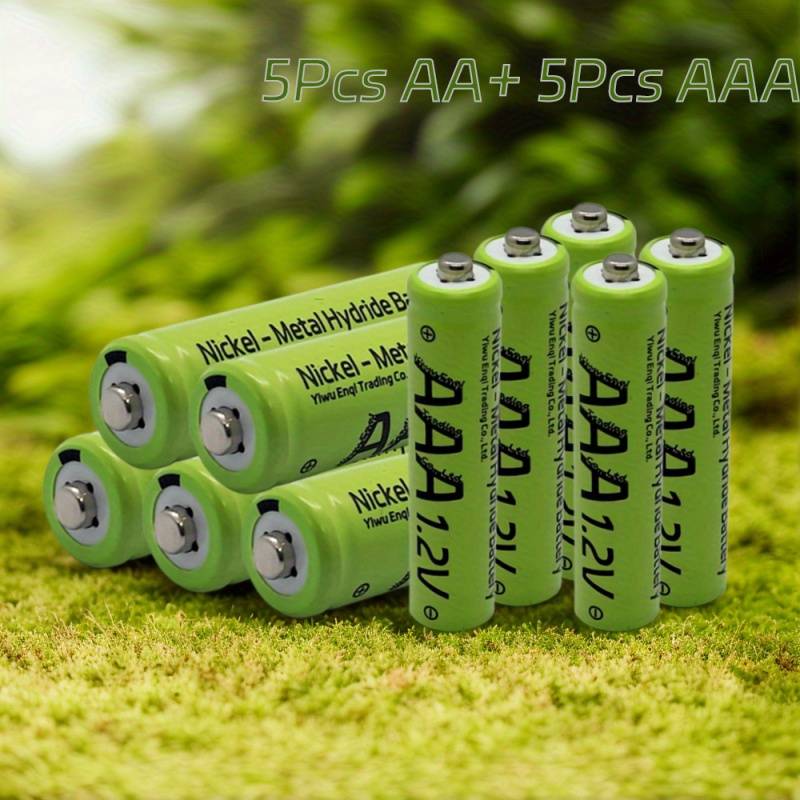 10-15pcs Set, Rechargeable Aa-aaa Batteries, 1.2v Batteries, Ni-mh Batteries