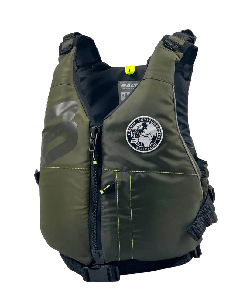 Flytväst Junior / Vuxen Baltic Radial E.I.-25-40 kg / Olivgrön (25-40 kg)