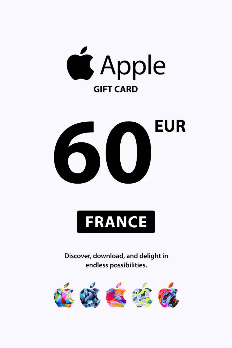 Apple €60 EUR Gift Card (FR) - Digital Code.