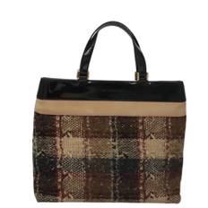 Burberry Vintage, Pre-owned, Dame, Flerfarvet, ONE SIZE, Uld, Pre-owned Uld totes