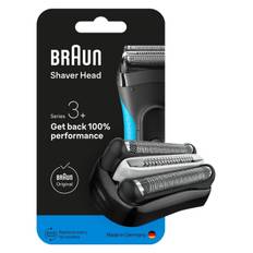 Braun Series 3+ elektrisk rakapparat ORIGINAL ersättningshuvud, 32B - Svart