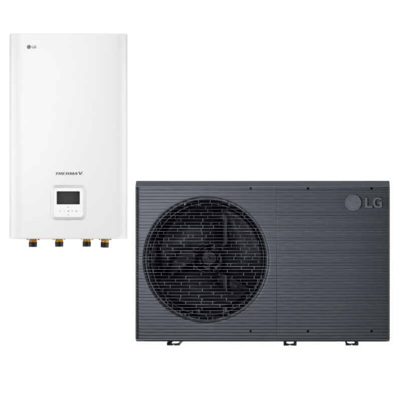 LG 12kW Therma V R290 3-fas hydrobox luft-vattenvärmepump