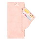 Fodral för iPhone iPod Touch 6.PU-läder flipfodral med rörliga kortplatser. Konsoldesign – rosa