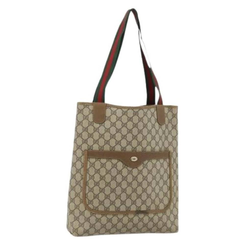 Gucci Vintage Pre-owned Plast gucci-tasker - Vintage - Dame - Beige - ONE SIZE -