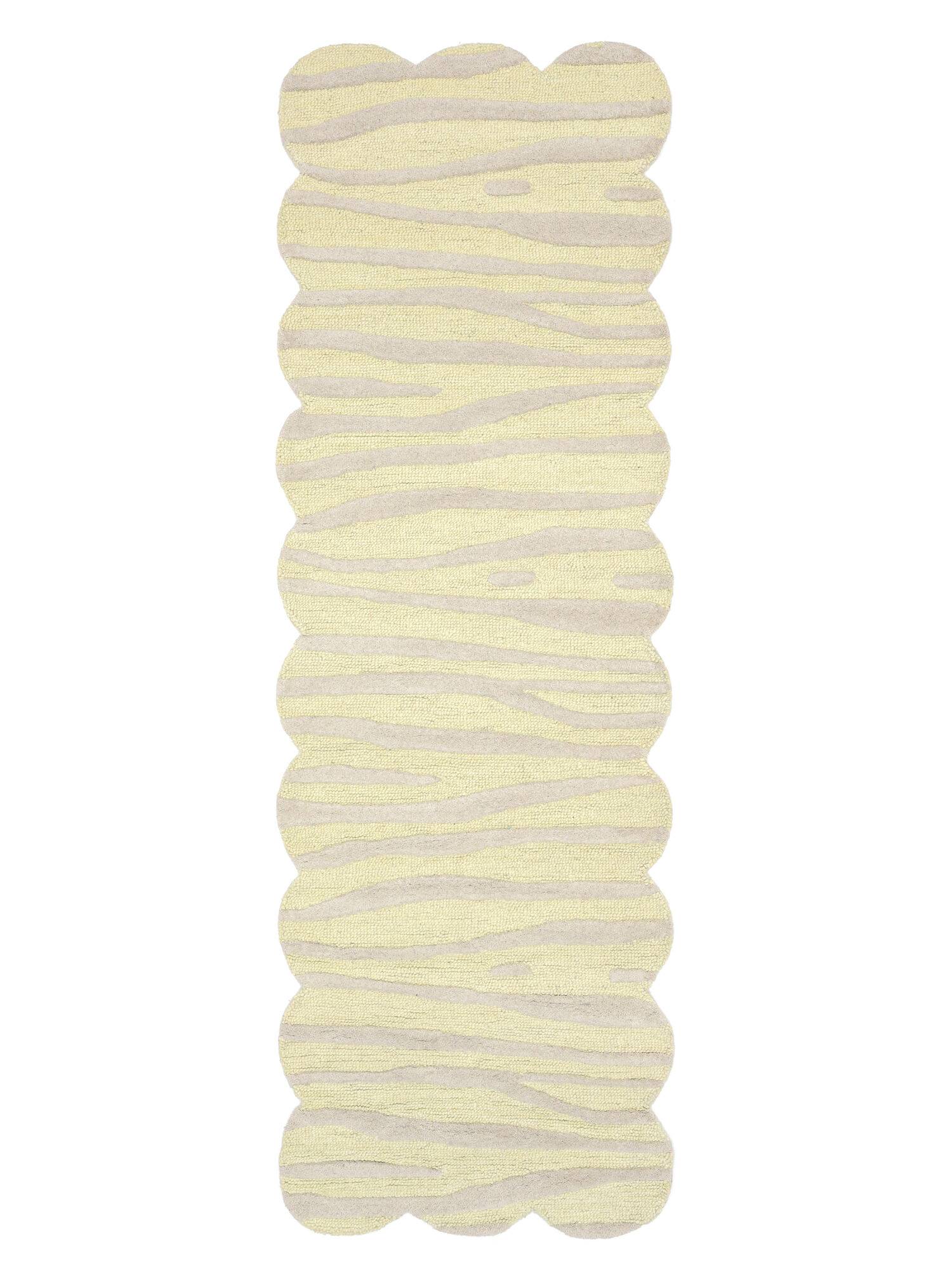 Arty Zebra Matta - Ljusgul / Beige 80x250