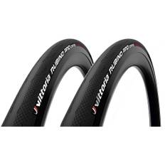 Set med 2 Vittoria RUBINO PRO Rubino Pro Control Clincher Tire 700c Control Vittoria Clincher Tire Full G2.0 (700×25c, Svart) [Artikel]