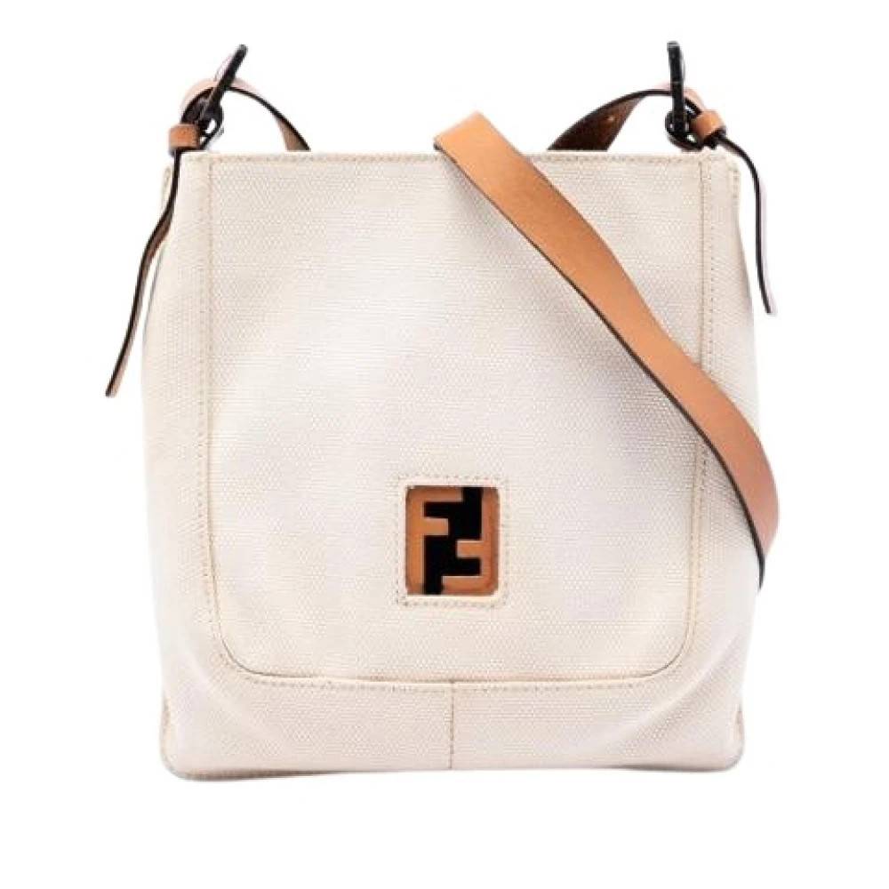 Fendi Vintage - Pre-owned Canvas Crossbody Bag Vintage - Dam - ONE Size - Läder