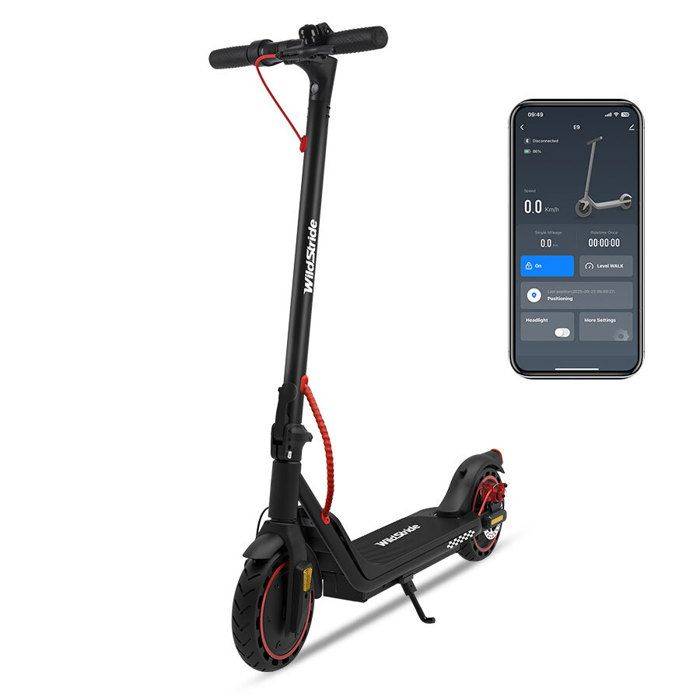 Vikbar Elsparkcykel Wildstride WI2 för Vuxna och Tonåringar, 30km/h Räckvidd 25KM,350W, Batteri 7.8Ah, 8.5  Hjul,APP