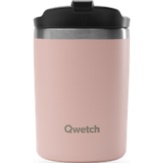 Qwetch Travel Mug Isotherme Inox - Mugg Rosa 240 ml