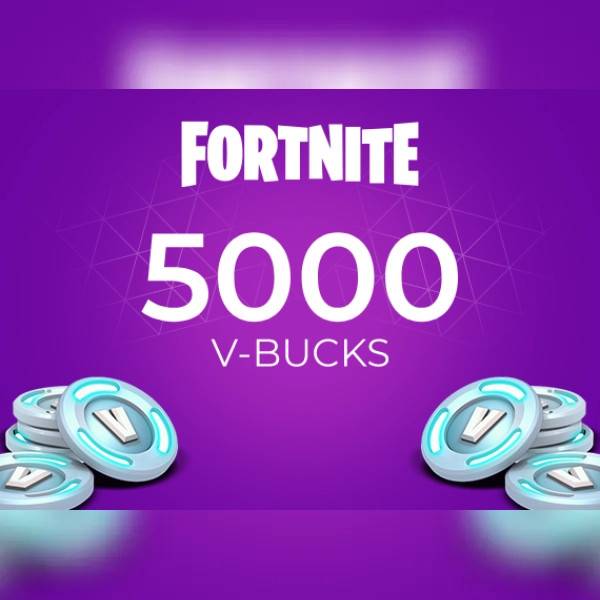 Fortnite - 5000 V-Bucks Gift Card Key - GLOBAL.