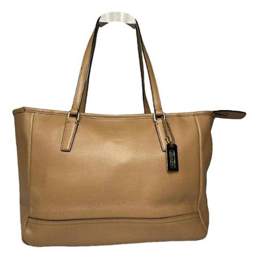 Coach Pre-owned Pre-owned Tote Bag - Vintage - Dame - Brun - ONE SIZE - Læder
