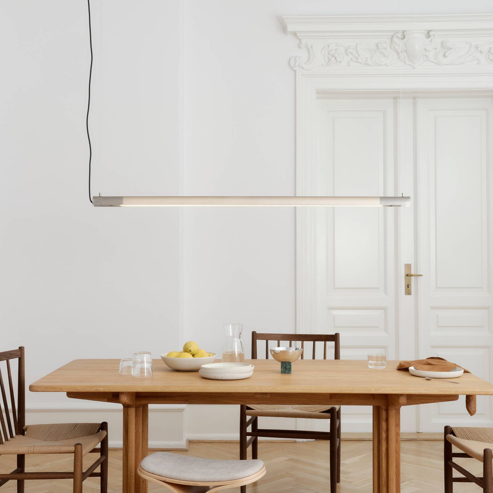 GEJST Design pendellampa Radent, Aluminium / grå / zink, Vardagsrum / matsal, Metall, Pendellampa