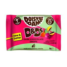 Doisy & Dam veganske chokolade knapper - snacksize