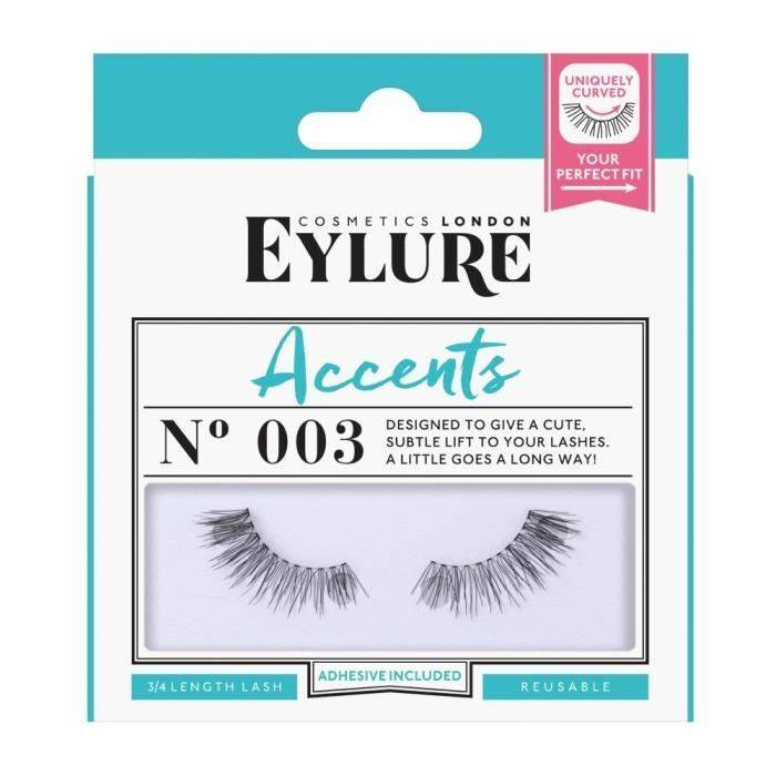 Faux Cils - Eylure - Accents 003 - Soulèvement Subtil - Réutilisable - Léger