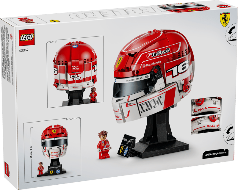 Scuderia Ferrari HP Charles Leclerc-hjelm