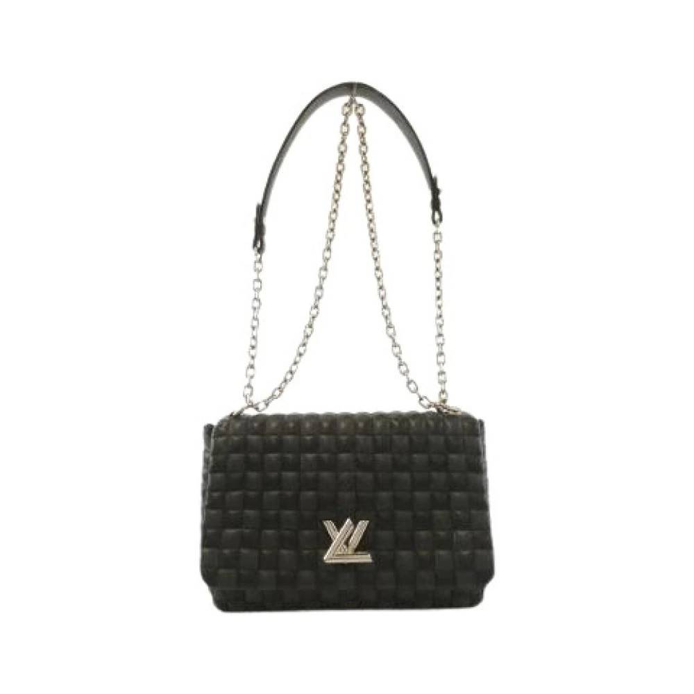 Louis Vuitton Vintage Pre-owned Twist Damier Cobalt Skuldertaske - Vintage - Dame - Sort - ONE SIZE - Uld
