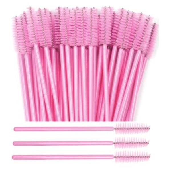 10-pack ögonfransborstar fransborste - Ljusrosa