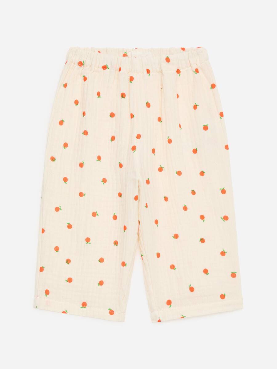 ARKET Cotton Muslin Trousers -White, 86