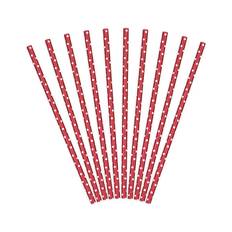 Polka Prickiga Sugrör 10x - Papper