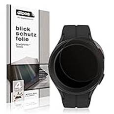 dipos I sekretessfilter kompatibelt med Samsung Galaxy Watch 5 Pro LTE skärmskydd anti-spion 4-vägs skydd