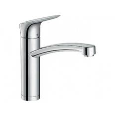 Spültischmischer Hansgrohe 160 Logis M31, Vorfenster chrom Schwenkbereich 150°