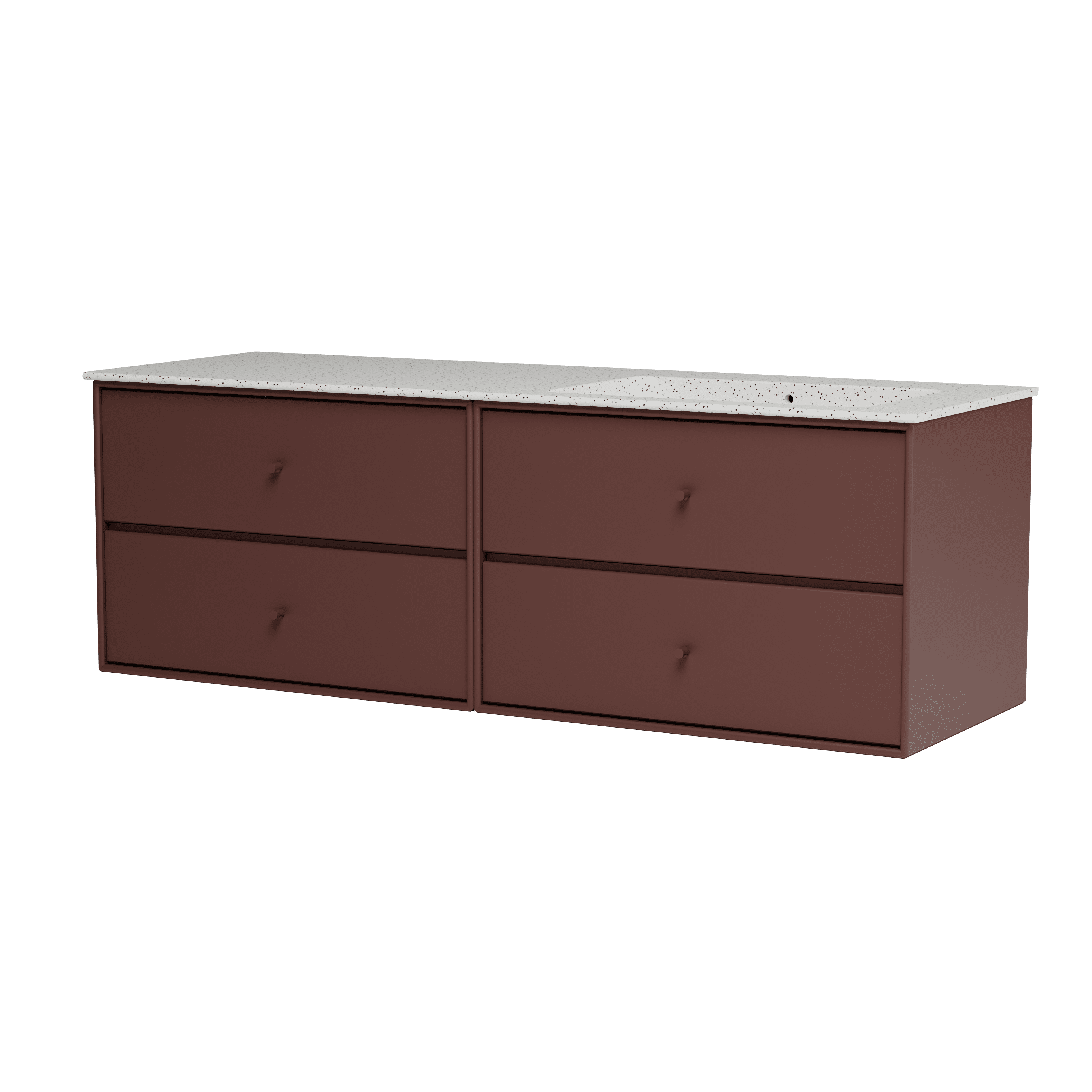 Montana Basin SU2402 – badmodul med vask, 141 cm Masala - Jacobsen Plus