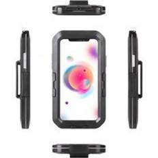 Motorcykel cykel telefonhållare stativ fäste väska vattentät ipx 8 cykel telefon fodral rack för iphone 6s/7/8 plus samsung s8/s9