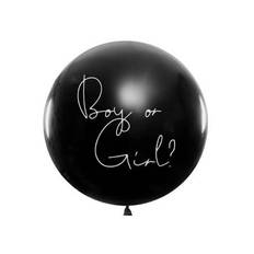 Gender reveal ballong | 1 m | Boy or girl? | Blå