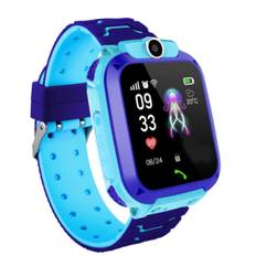 Børne Smart Watch Vandtæt Telefon Tracker Ur (Engelsk Blå),