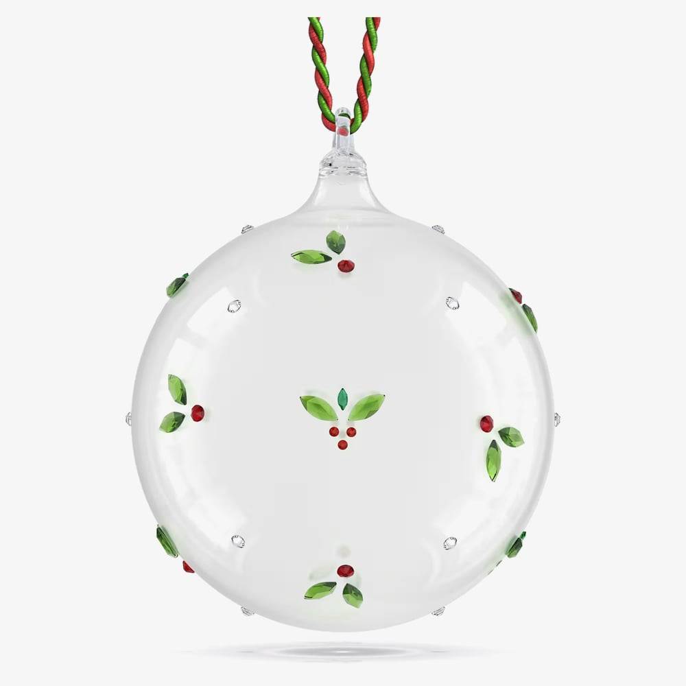 Swarovski Holiday Cheers Mistletoe Ball Ornament 5735574 - Multi-Coloured