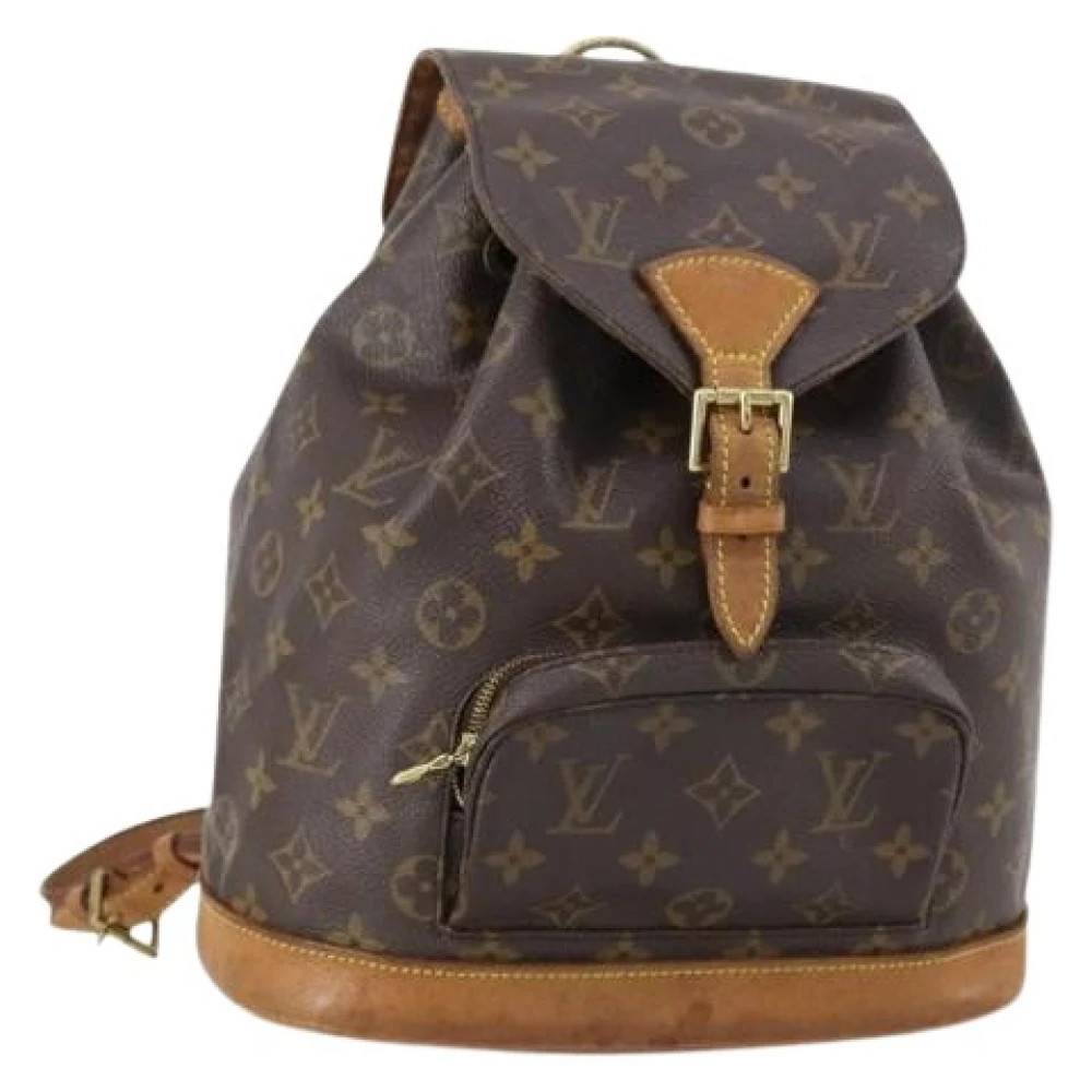 Louis Vuitton Vintage - Pre-owned Montsouris MM Backpack Vintage - Dam - ONE Size - Läder