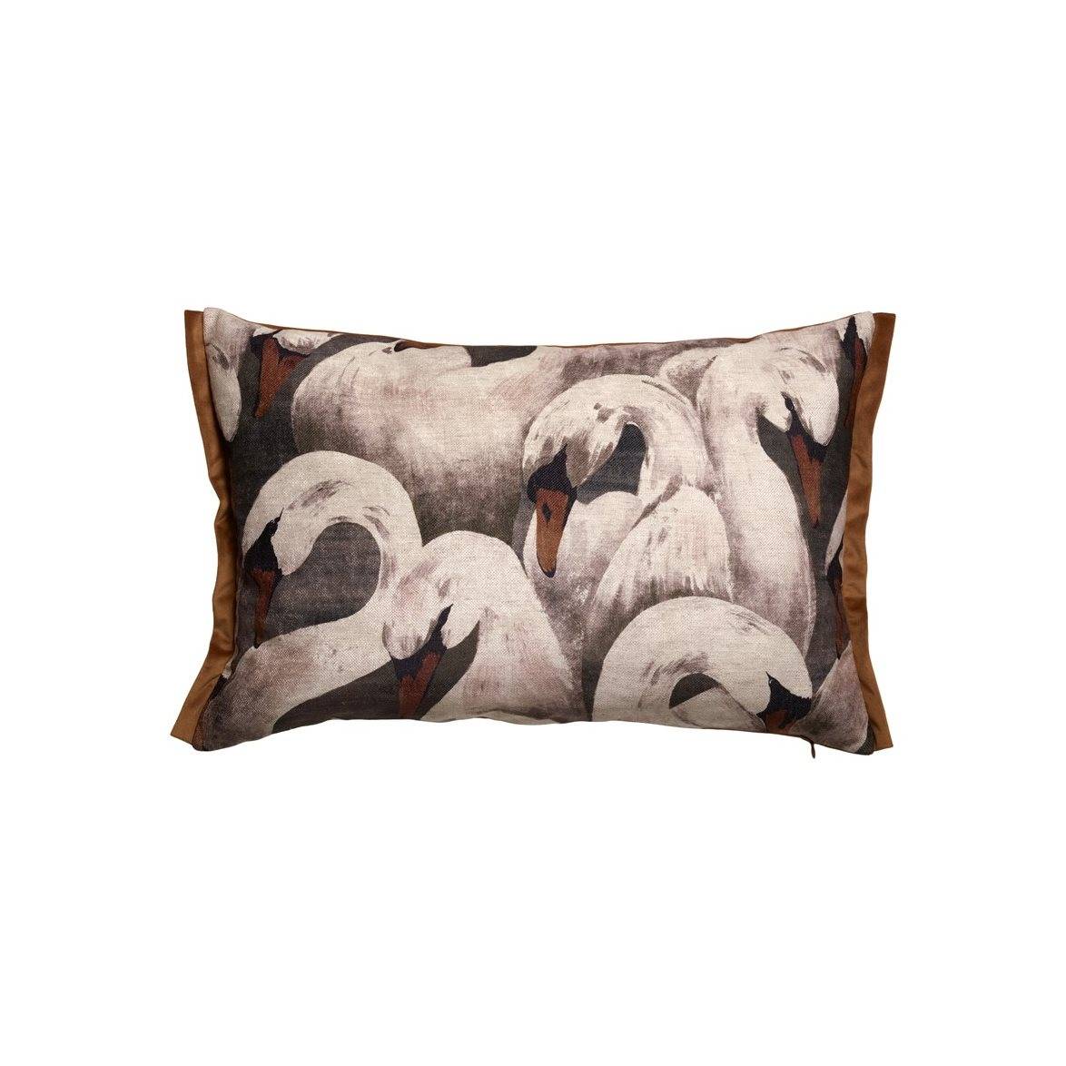 Mogihome Kuddfodral Swan Brun, 40x60cm
