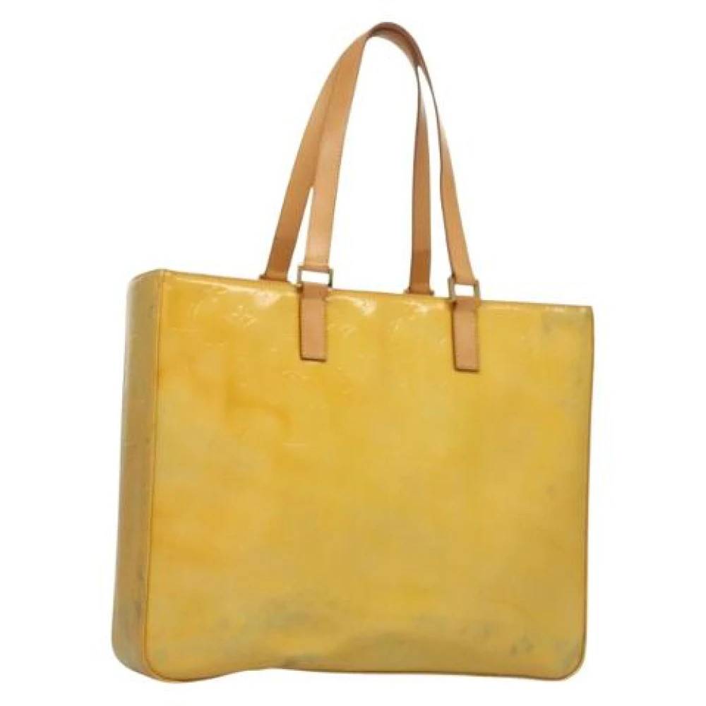 Louis Vuitton Vintage Pre-owned Laeder louis-vuitton-tasker - Vintage - Dame - Gul - ONE SIZE - Tyl