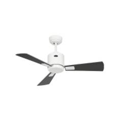 CasaFan ECO NEO III 92 WE-WN/SI WiFi Flügel Wenge/silber Loftsventilator Hvid med fjernbetjening, Timer, Vinterdrift, App-styret