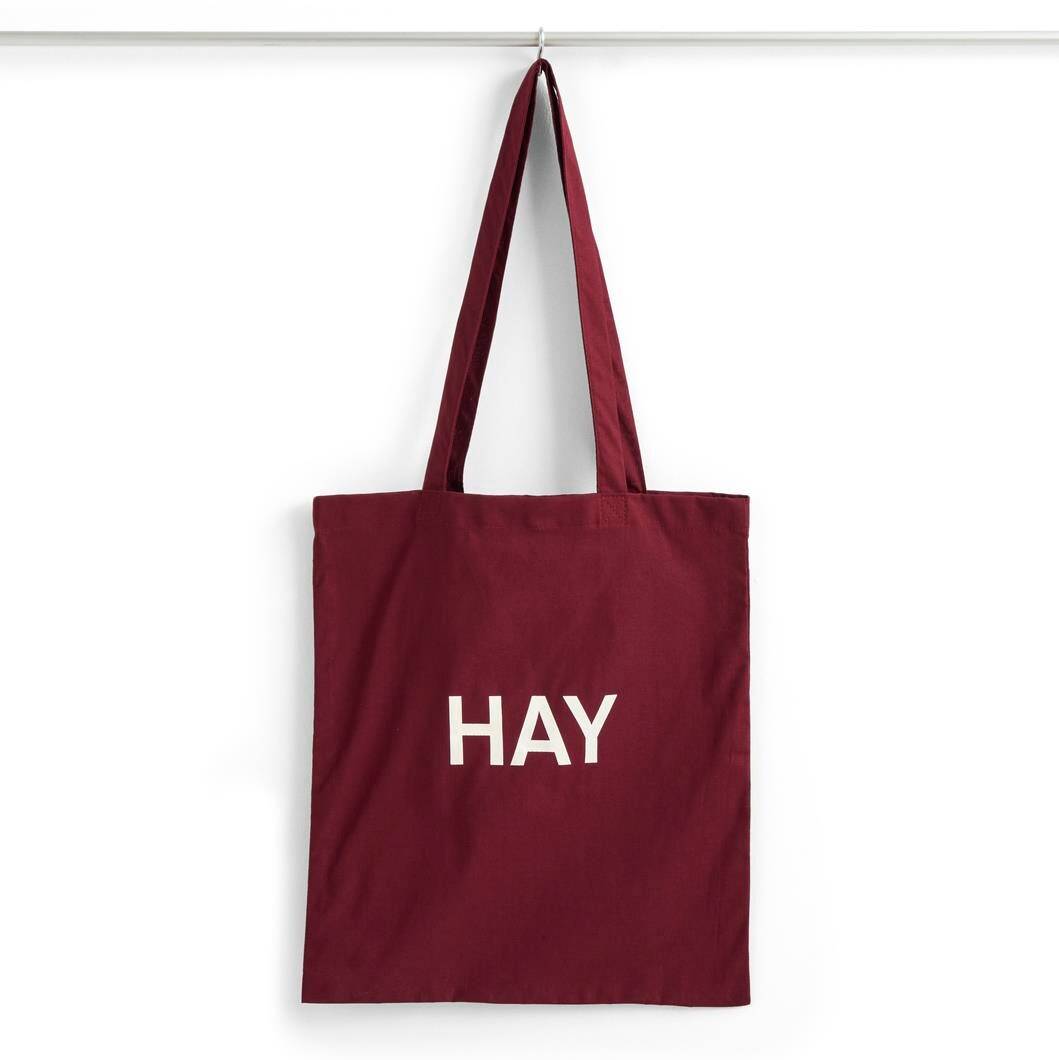 HAY Tote Bag Burgundy