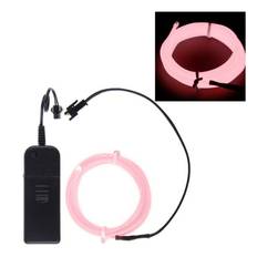 Neon LED ledning 3 m Pink