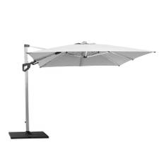 Cane-Line - Hyde Luxe 3 x 4 m - Parasoll &amp; Parasollfot Kakel Dusty White - Parasoll - Cane-line Design Team