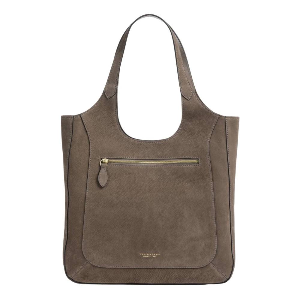 The Bridge Luce Soft Hobo Taske - Tasker - Dame - Brun - ONE SIZE - Uld