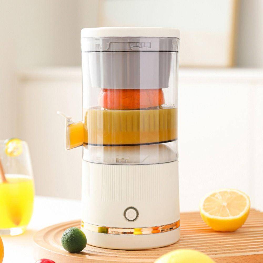 Låg ljudnivå Automatisk Juicepress USB-laddning Fruktjuiceavskiljare Elektrisk Juicer Kök