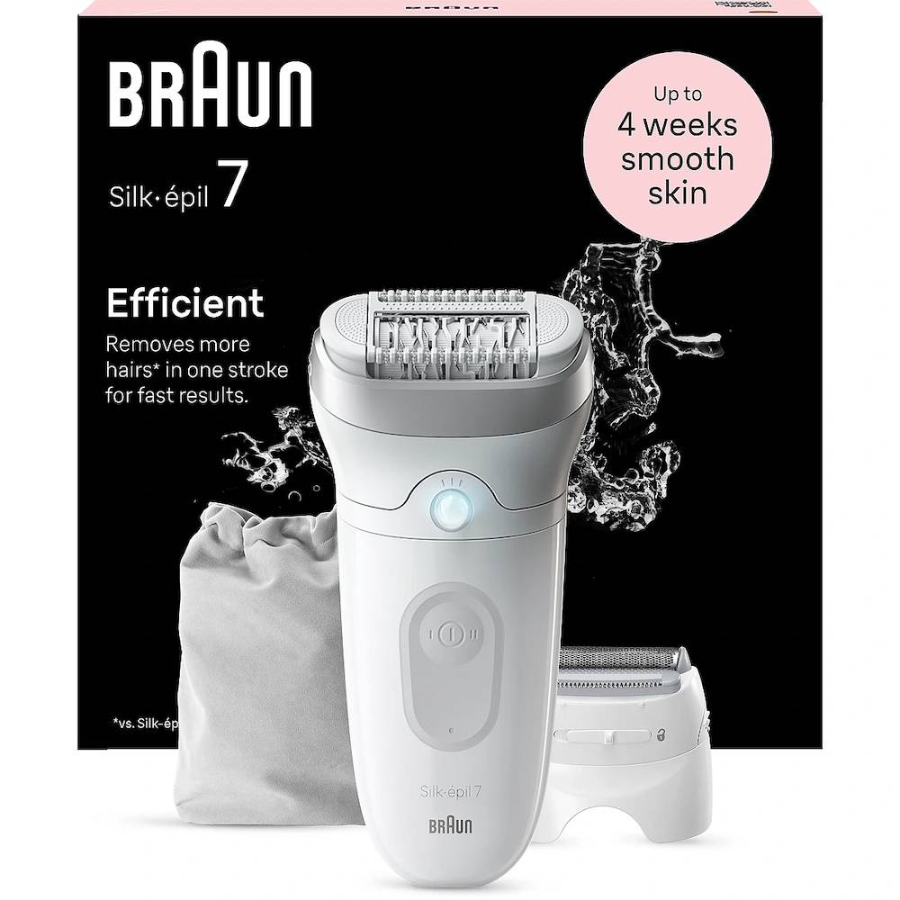 Braun Silk-epil 7 SE7-041 Hårfjernelses-system Grå --> I externt lager, forväntat leveransdatum hos dig 28-09-2026
