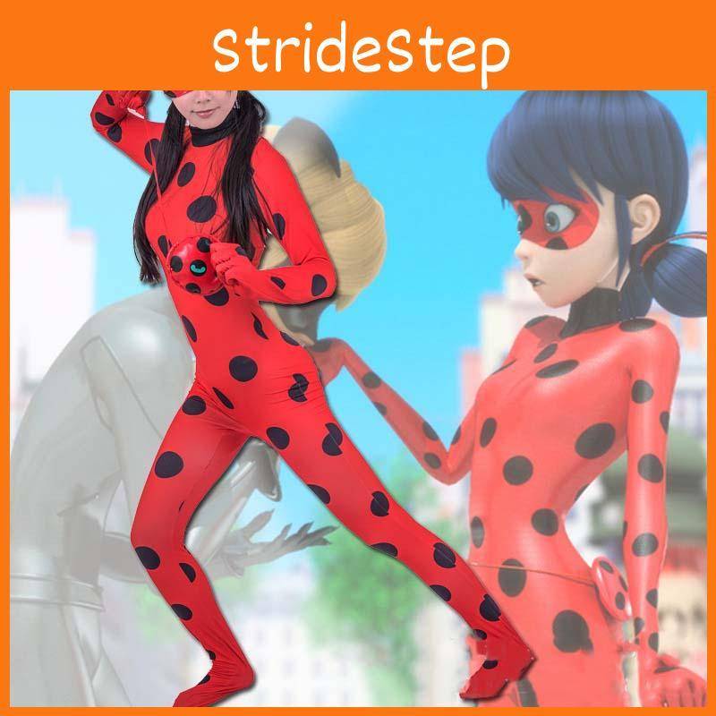 Keep The Baddies At Bay With This Fun And Comfortable Miraculous Ladybug Costume Perfect For Kids And Adults! cm red