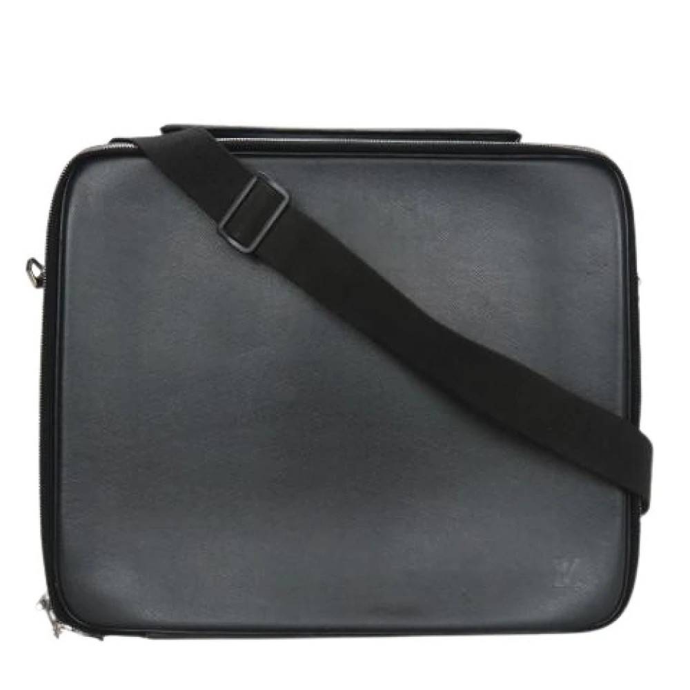 Louis Vuitton Vintage - Pre-owned Taiga Läder Axelväska Vintage - Herr - ONE Size - Läder