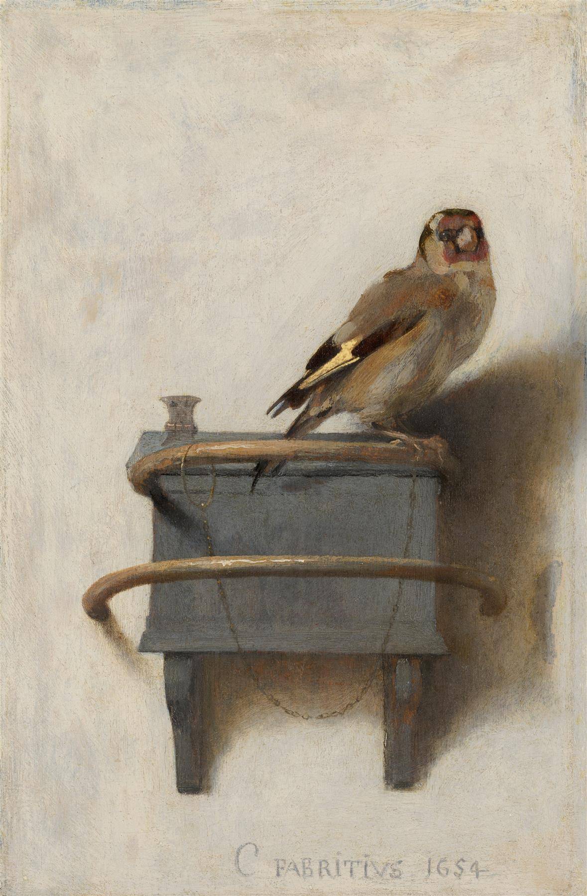 The Goldfinch by Carel Fabritius 1000 or 500 Piece Jigsaw Puzzle - 500
