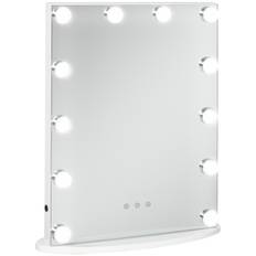 Hollywood 12 LED Makeup Spejl Justerbar belysning 42 x 14 x 51cm