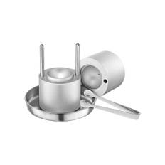 VEVOR Ice Ball Press Ice Ball Maker 2,1"/53 mm Ice Press Kit til Whisky Silver